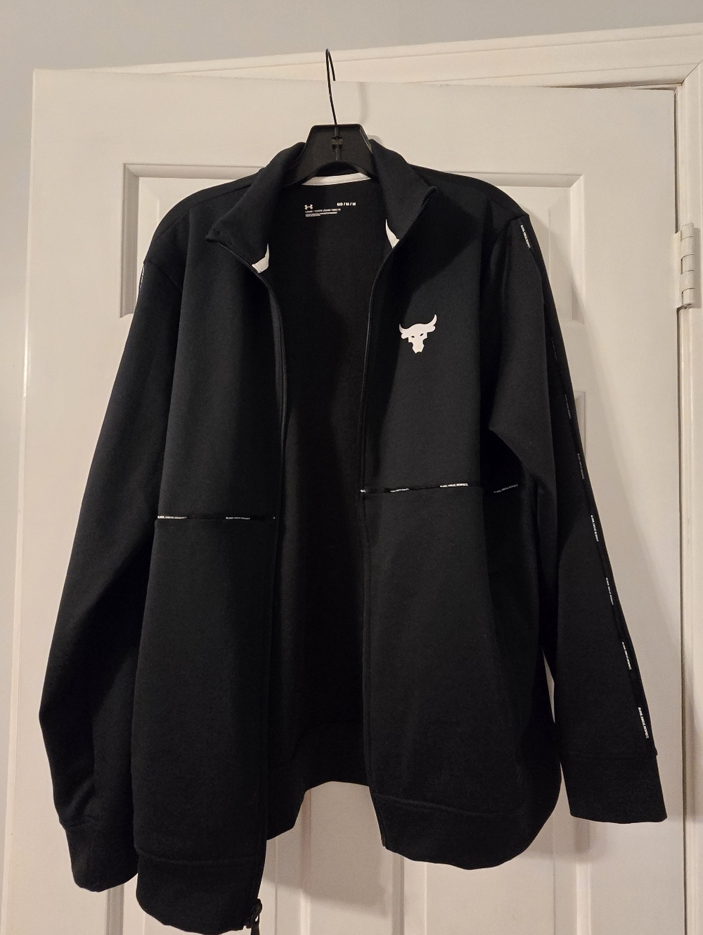 Under Armour Black Project Rock Full-Zip Training Jacket